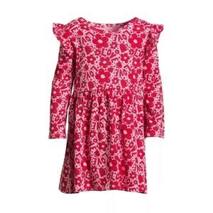 Wonder Nation Valentine’s Day Toddler Girl Long Sleeve Knit Dress, Nwt